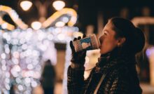 woman drinking