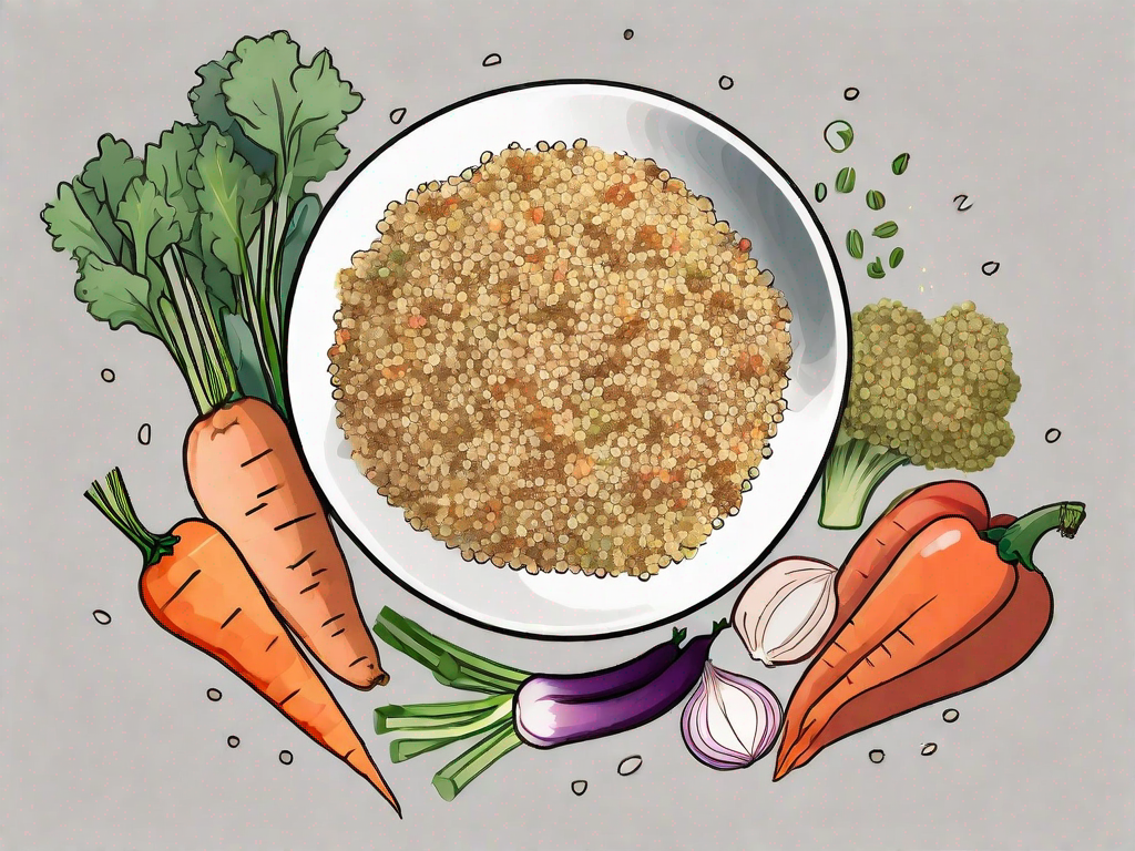 A bowl filled with quinoa